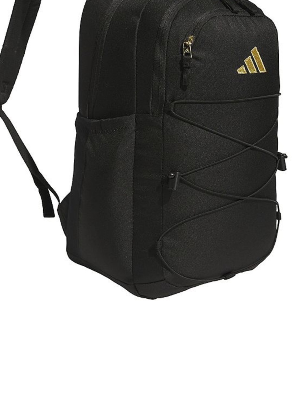 adidas Black Padded-Strap Backpack